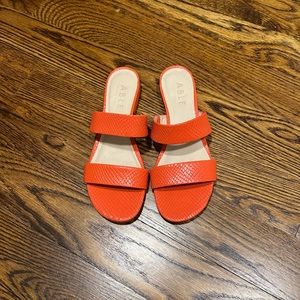 ABLE Embossed Leather Sandles - Excellent Used Condition - Sz 8.5